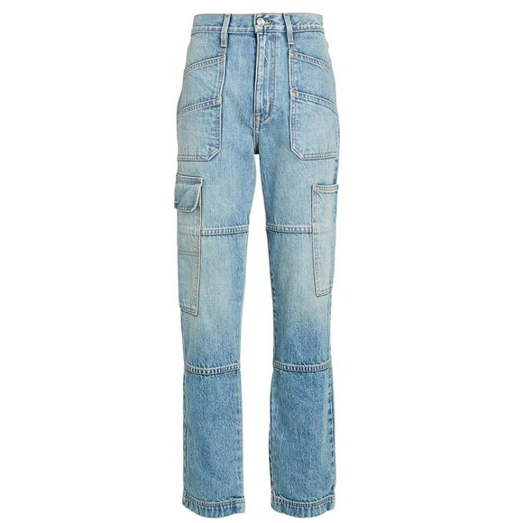 SLVRLAKE Savior High RiseCargo Jeans Size 26 - Picture 4 of 16